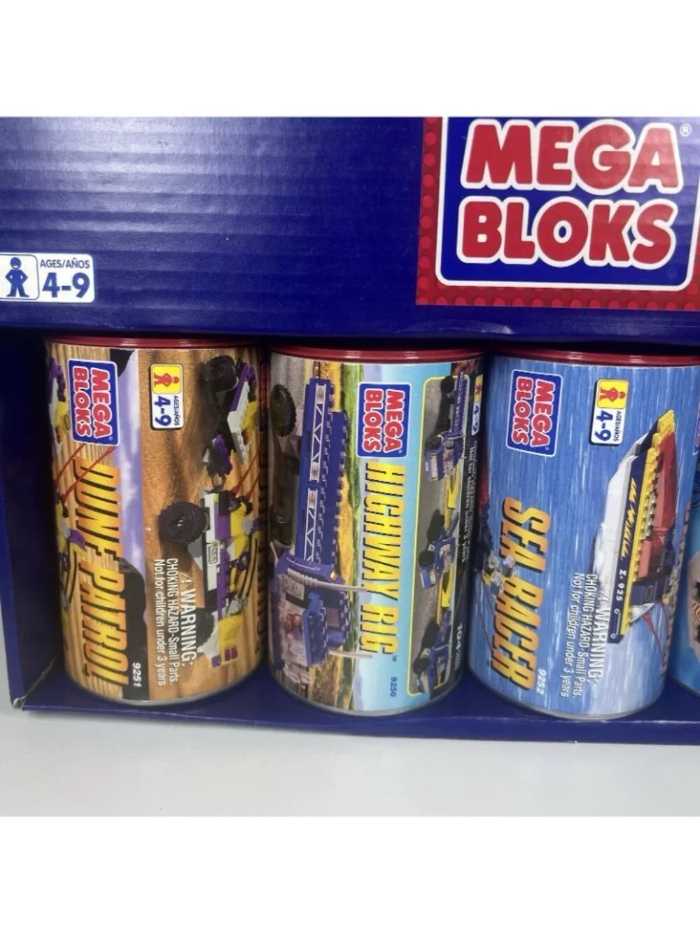 Vintage Mega Bloks Super 6 Pack Sets 1990’s All Sets Brand New